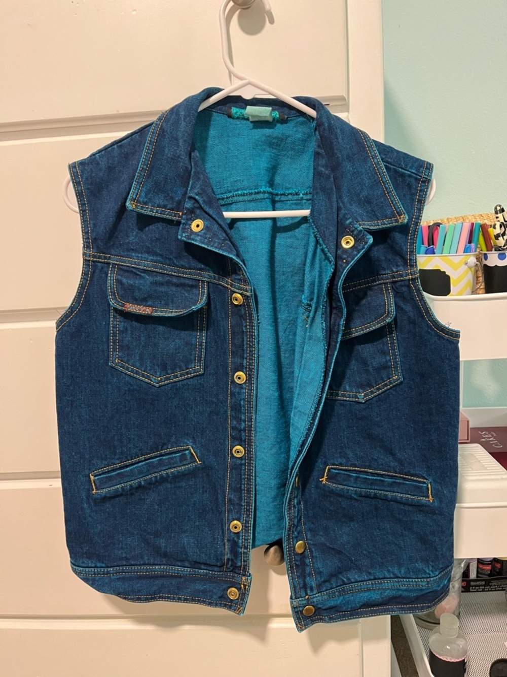 Dark Denim Vest